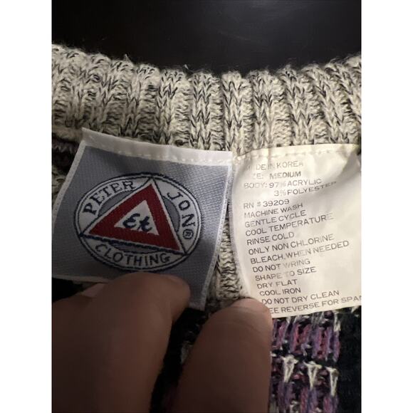 Vintage Peter Jon Clothing Sweater Size Medium - Picture 4 of 7